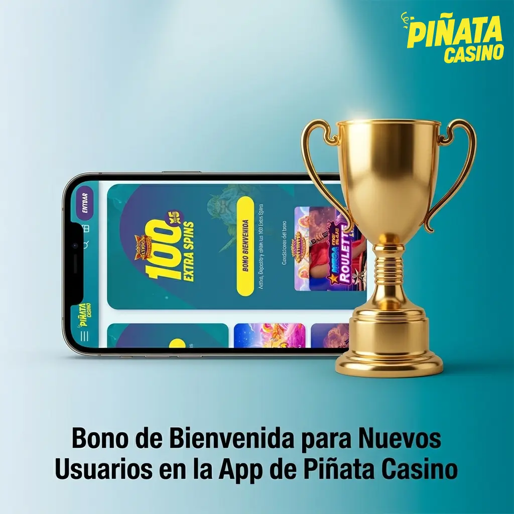 Bono de bienvenida Piñata Casino app: 100% hasta 200 EUR casino o 100 EUR deportivo para nuevos usuarios