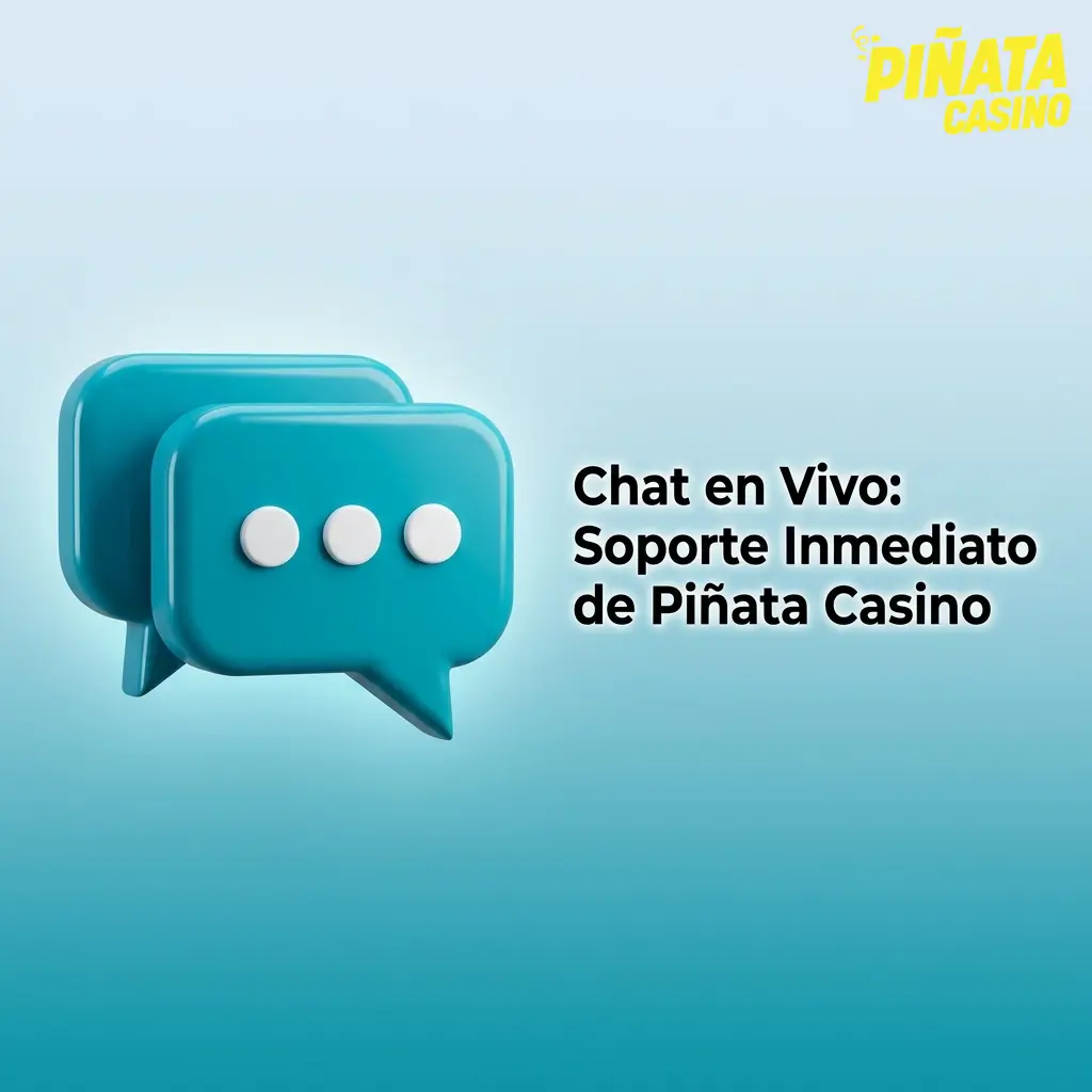 Agente de chat en vivo de Piñata Casino brindando soporte inmediato al cliente en tiempo real