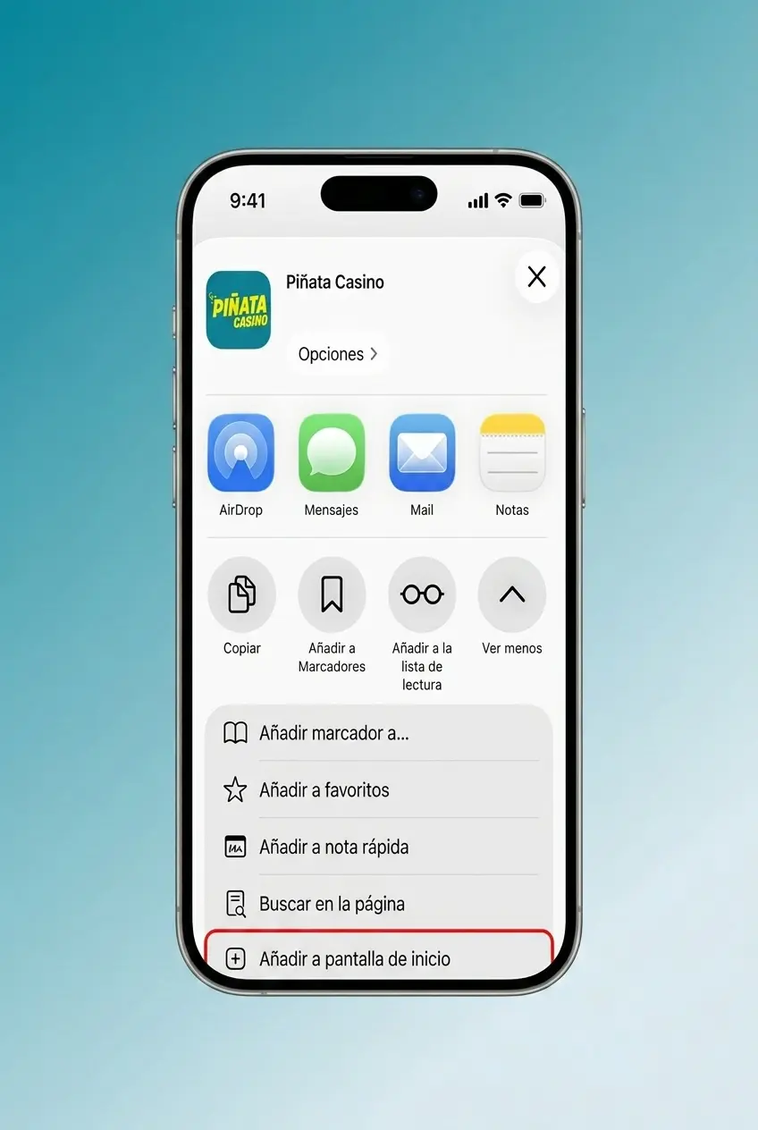 Guía de 4 pasos para descargar la app de Piñata Casino en iOS desde la App Store en iPhone o iPad