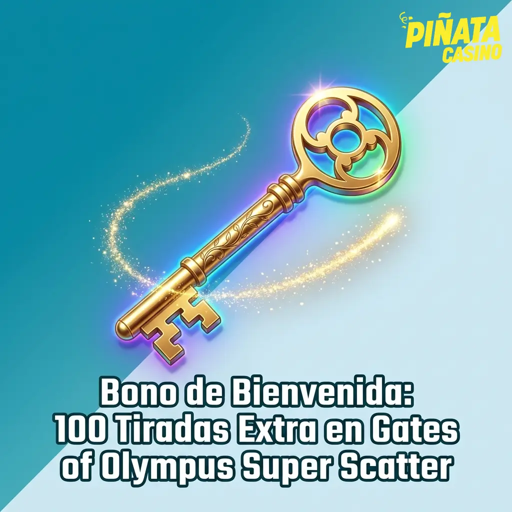 100 Tiradas Extra en Gates of Olympus Super Scatter para nuevos jugadores en Piñata Casino
