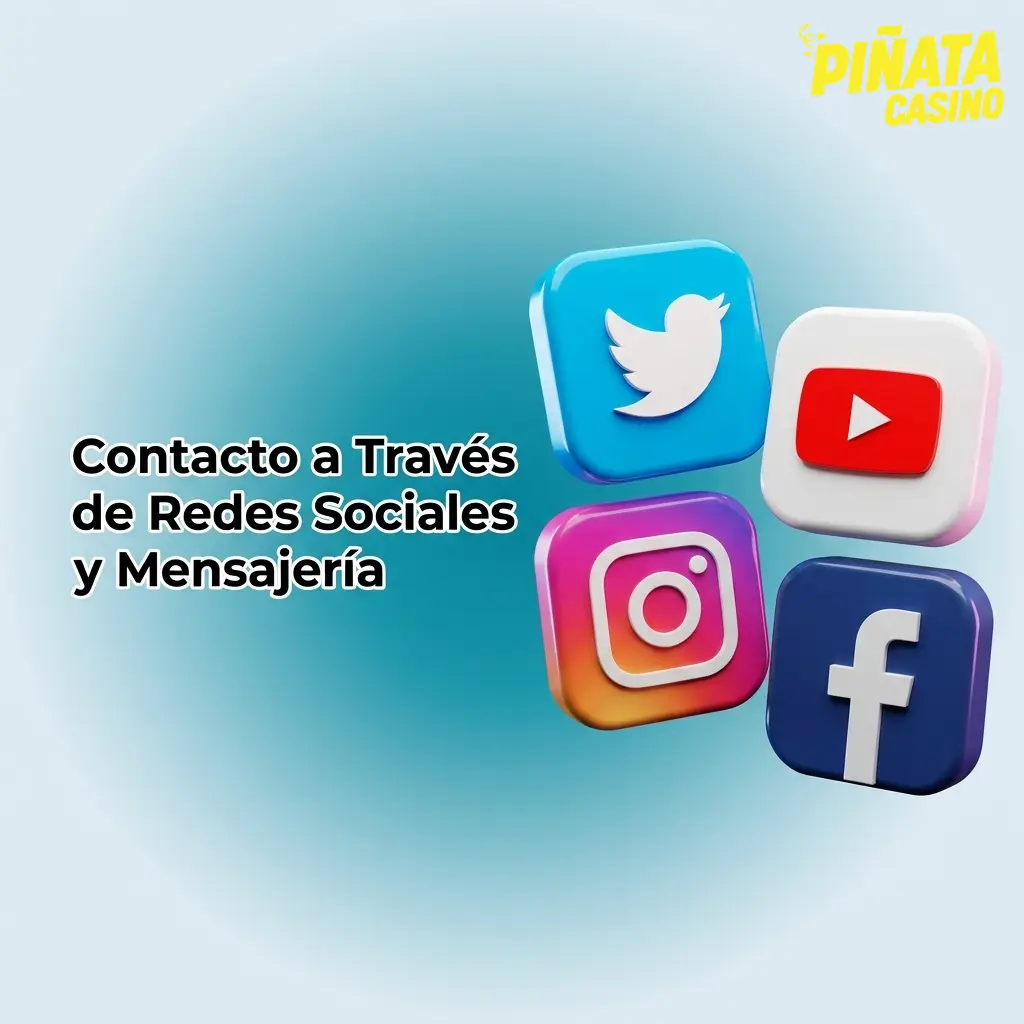 Piñata Casino en redes sociales y mensajería: consultas generales con respuesta en 24 a 72 horas