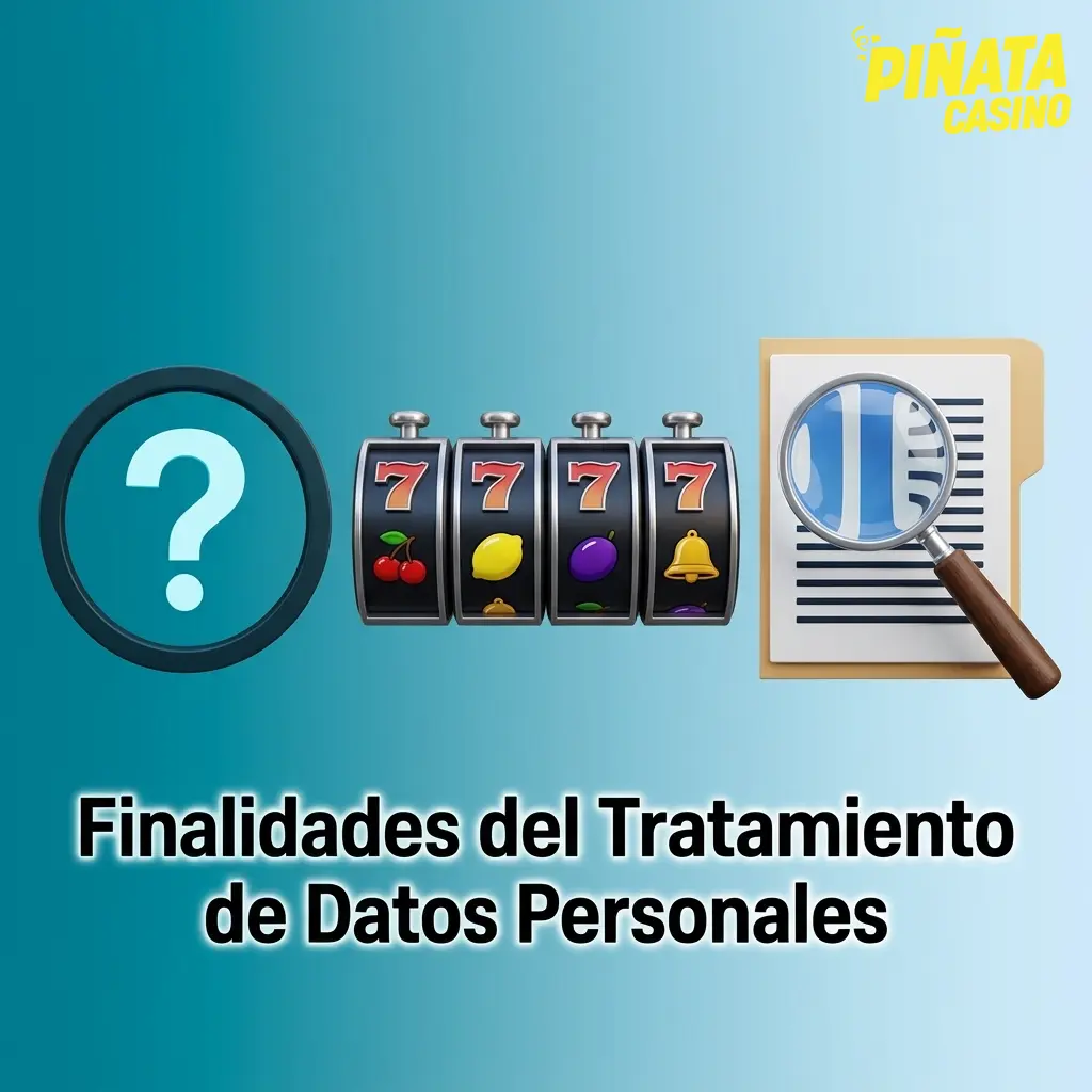 Finalidades del tratamiento de datos personales en Piñata Casino: registro, seguridad y cumplimiento legal