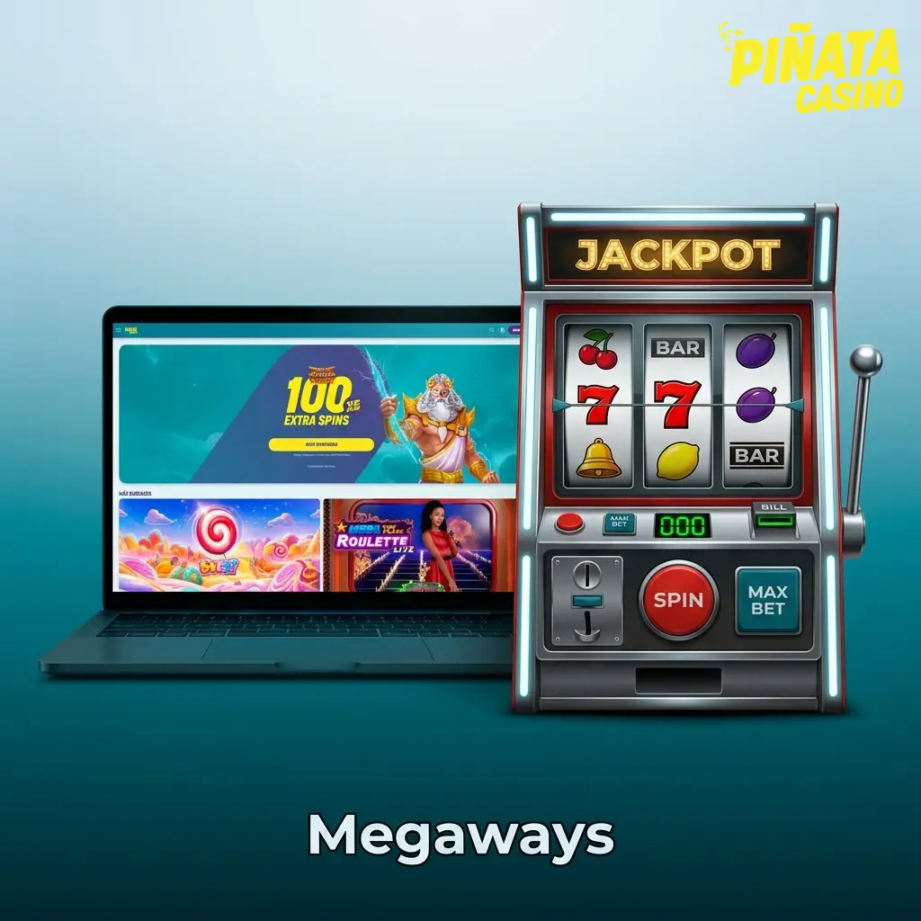 Tragaperras Megaways con hasta 117.649 formas de ganar, alta volatilidad y multiplicadores en giros gratuitos