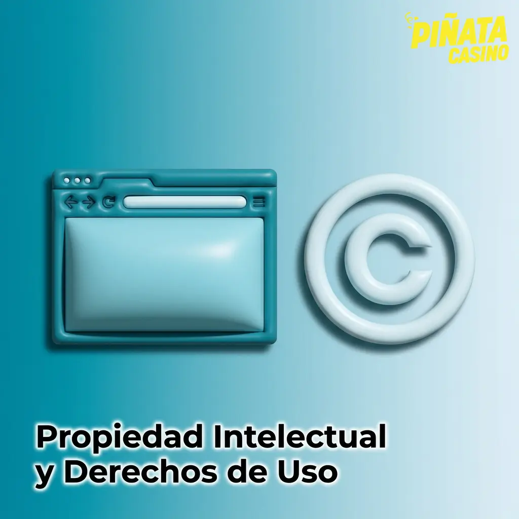 Propiedad intelectual y derechos de uso de Piñata Casino protegidos por derechos de autor