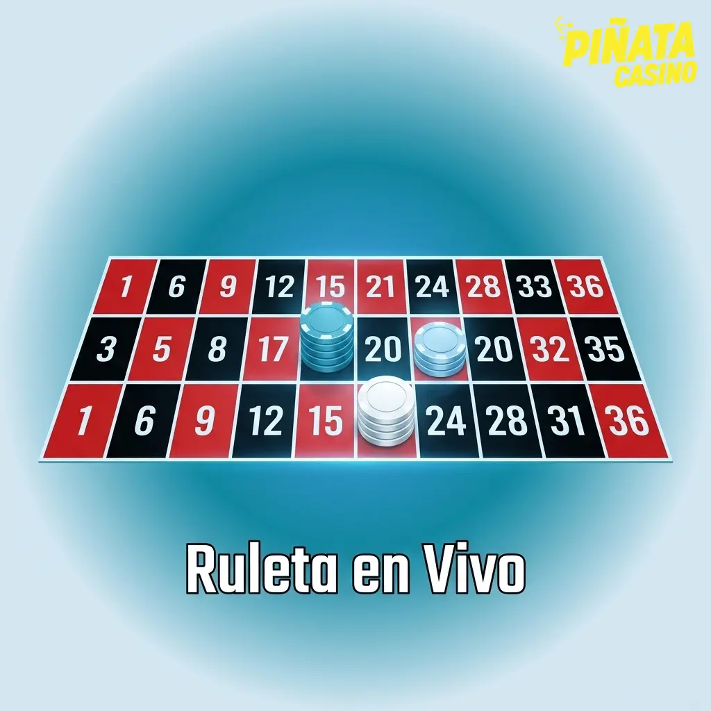 Mesa de ruleta en vivo con crupier profesional en estudio de casino online, disponible en Piñata Casino España