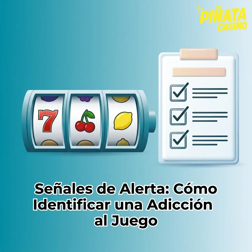 Persona preocupada frente a pantalla con señales de alerta sobre adicción al juego y apuestas compulsivas