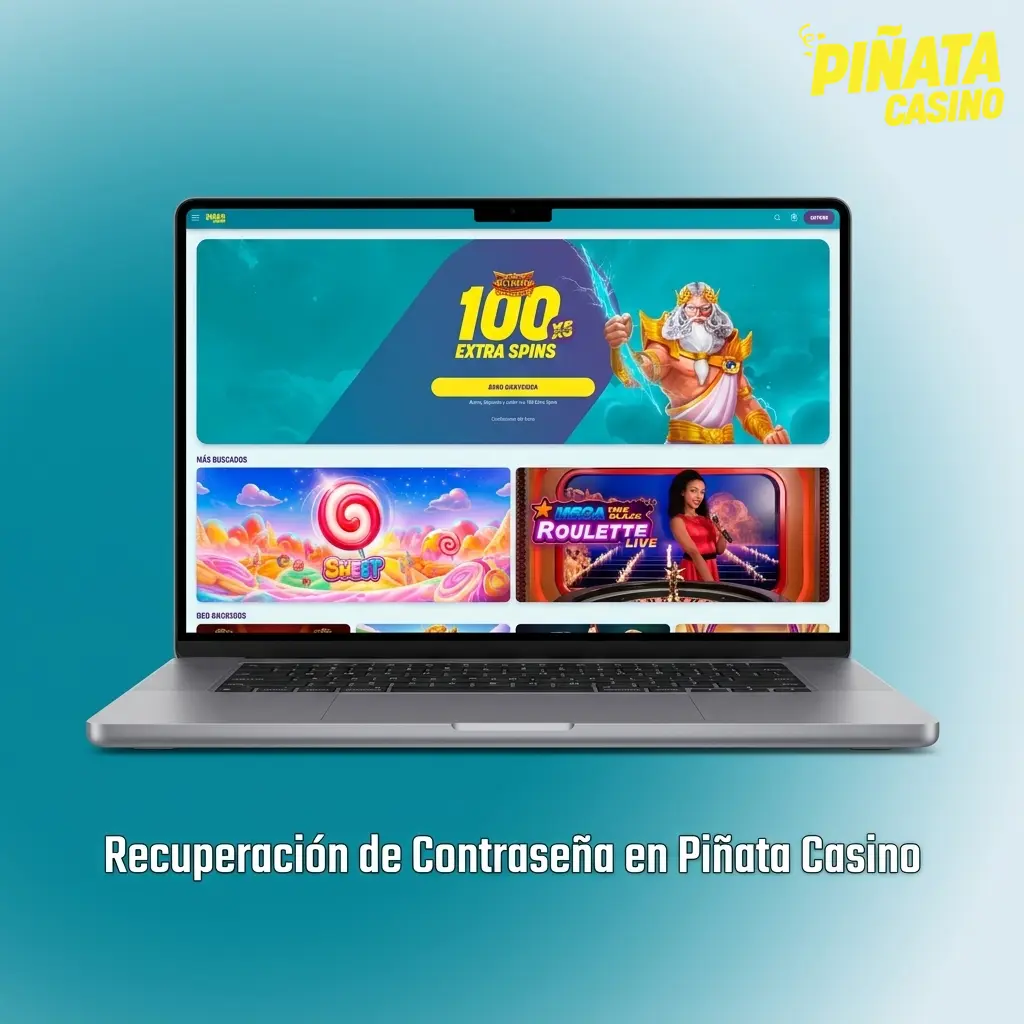 Proceso de recuperación de contraseña en Piñata Casino paso a paso mediante correo electrónico