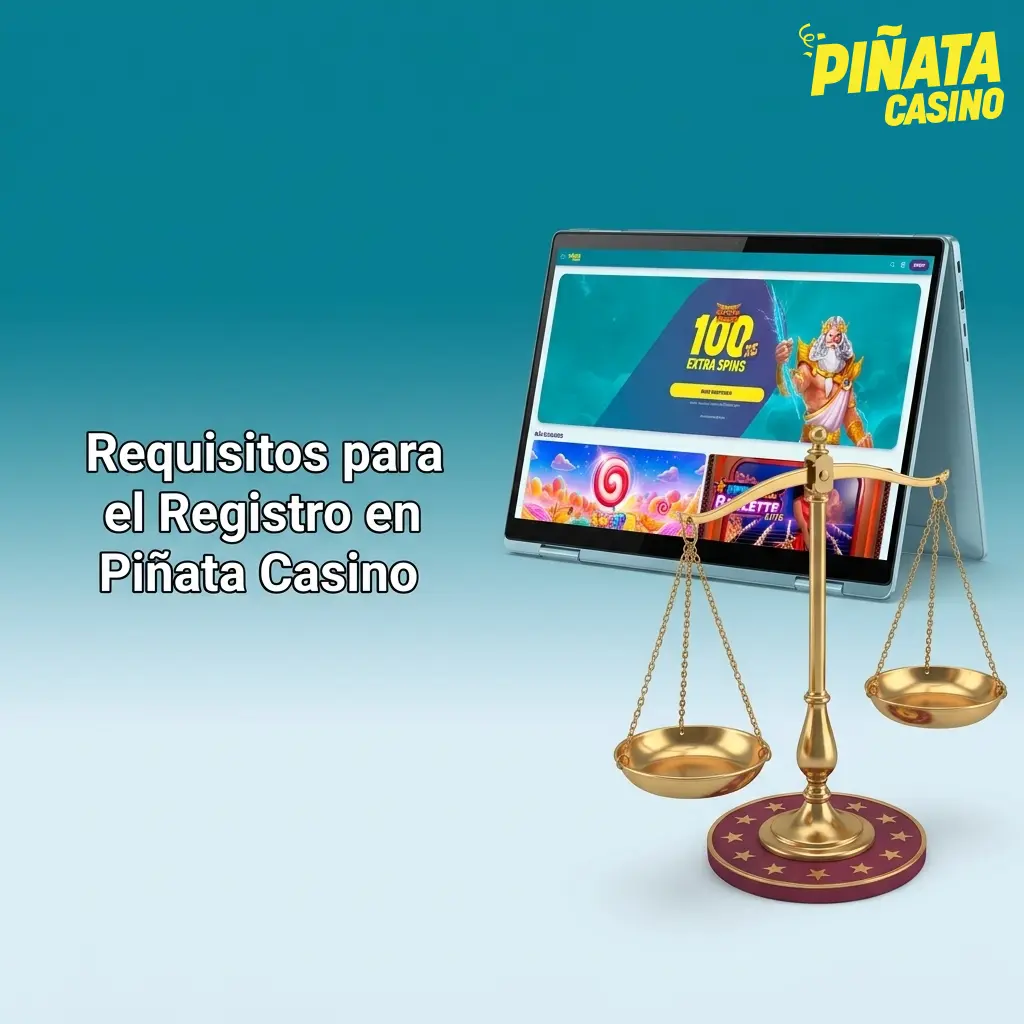 Requisitos legales para registrarse en Piñata Casino España: edad mínima, residencia y documentación válida