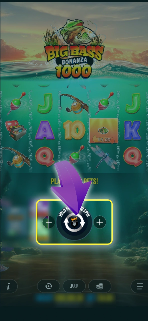 Define tu apuesta inicial antes de empezar a jugar en Piñata Casino.